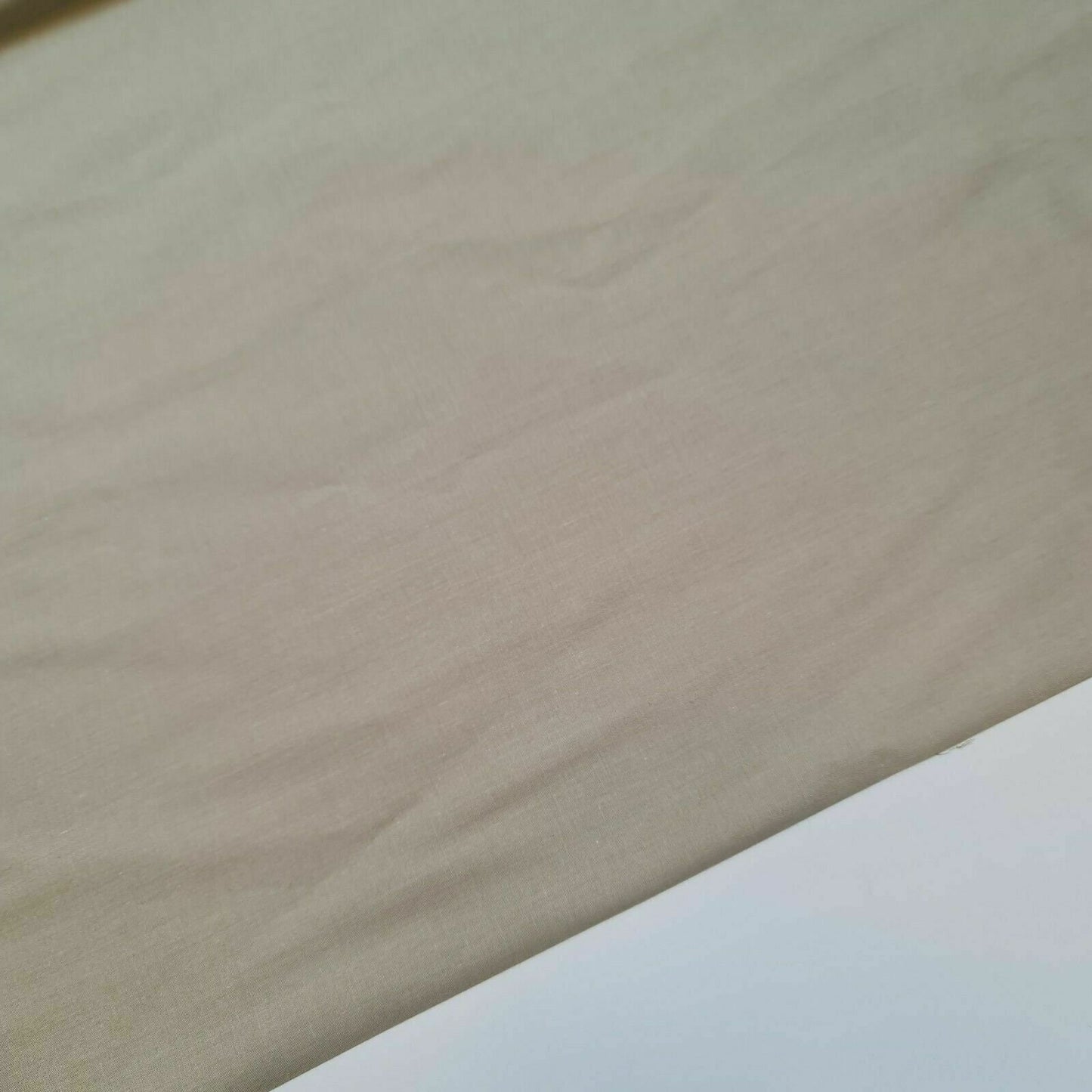 100% Cotton Plain Khaki Woven Poplin Fabric Dress Material Crafts Quilting 58"AJ