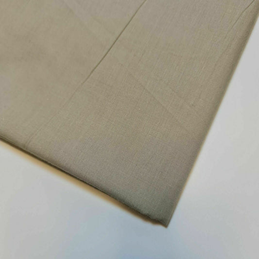 100% Cotton Plain Khaki Woven Poplin Fabric Dress Material Crafts Quilting 58"AJ