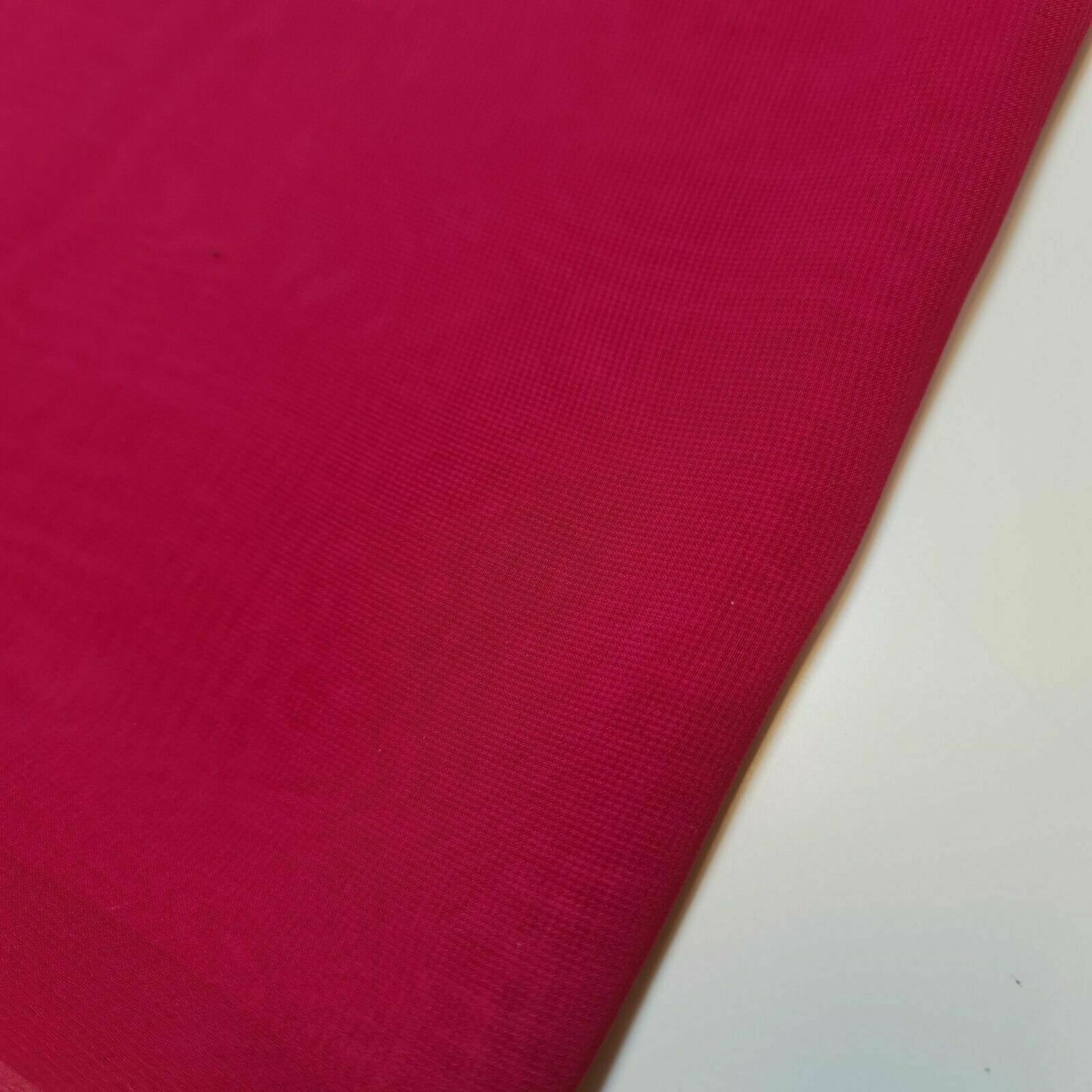 Plain Moss Crepe Fabric Premium Dyed Dress Drape Decor Craft Fabric By Meter 44" (Cerise)