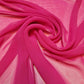 Plain Moss Crepe Fabric Premium Dyed Dress Drape Decor Craft Fabric By Meter 44" (Cerise)