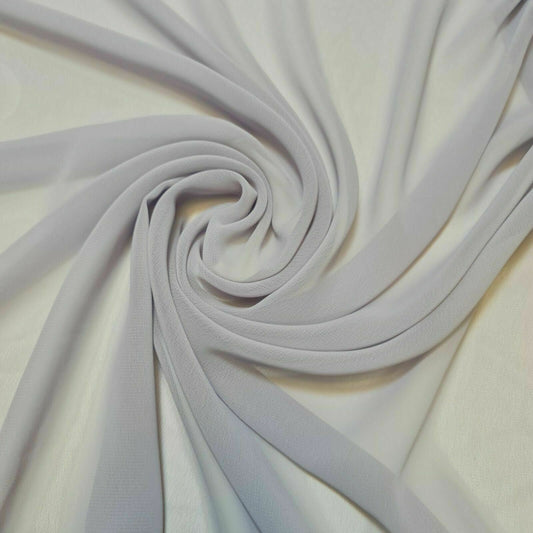 Unifarbener Mooskreppstoff, hochwertig gefärbt, für Kleider, Drapierungen, Dekoration, Bastelstoff, Meterware, 111,8 cm (Entenei)