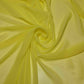 Plain Moss Crepe Fabric Premium Dyed Dress Drape Decor Craft Fabric By Meter 44" (Yellow)