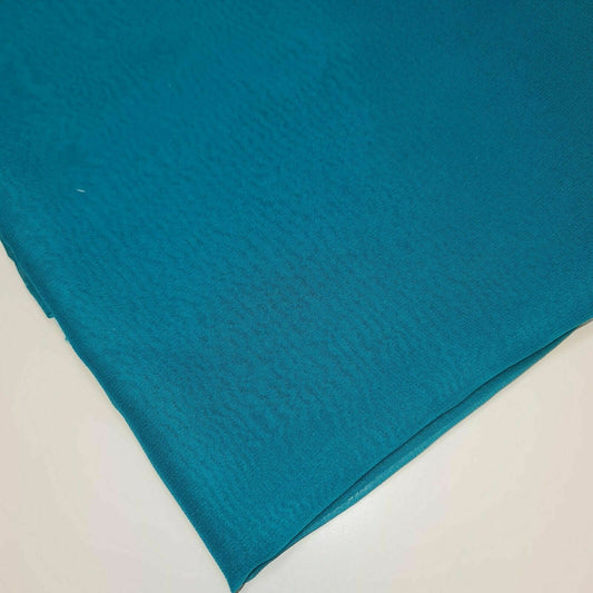 Vintage Japan Crepe Chiffon Georgette transparent Dekor Drape Kleid Stoff 36" Meter (Jade)