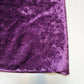 Plain Velvet Fabric Premium Frushed Stretch Dress Craft Wedding Material 60" (Purple)