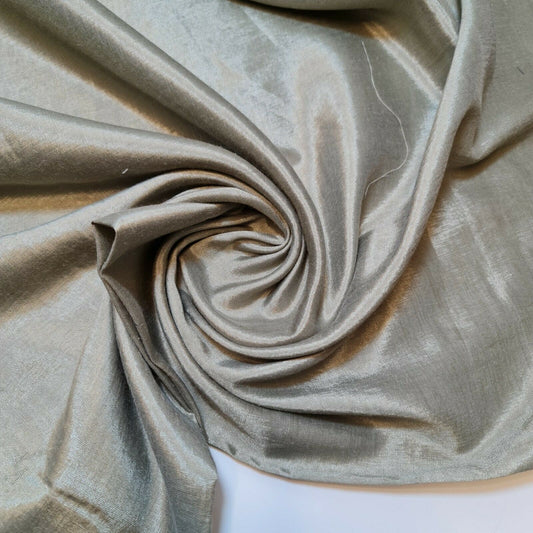 Dress Lining Fabric Anti Static Polyester Dress Jacket Garment Material 44" (Khaki)