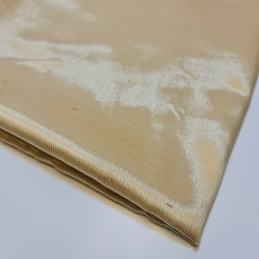 Dress Lining Fabric Anti Static Polyester Dress Jacket Garment Material 44" (Light Gold)
