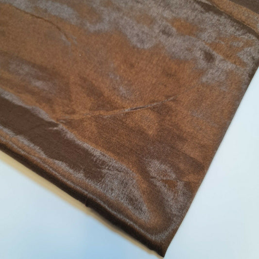 Dress Lining Fabric Anti Static Polyester Dress Jacket Garment Material 44" (Brown)
