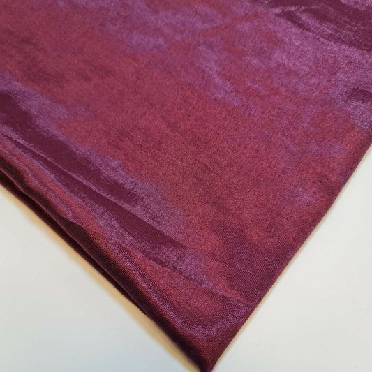 Dress Lining Fabric Anti Static Polyester Dress Jacket Garment Material 44" (Plum)