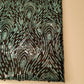 Premium Mesh Net Fabric Sequin Glitter Embroidery Dress Craft Material 150cm (Turquoise Black)