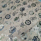 Peach Shimmer Moonlight Floral Printed Shiny Stretch Glitter Nylon Backdrop Fabric 58"