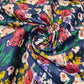 100% Cotton Poplin Daisy Flower Print Fabric Dress Craft Soft Fabric 58" (Print -1)