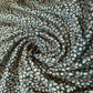 Brown Modal Rayon Viscose Ditsy Floral Print Jersey Stretch Dress Fabric 58"