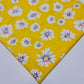 100% Cotton Poplin Daisy Flower Print Fabric Dress Craft Soft Fabric 58" (Print -5)