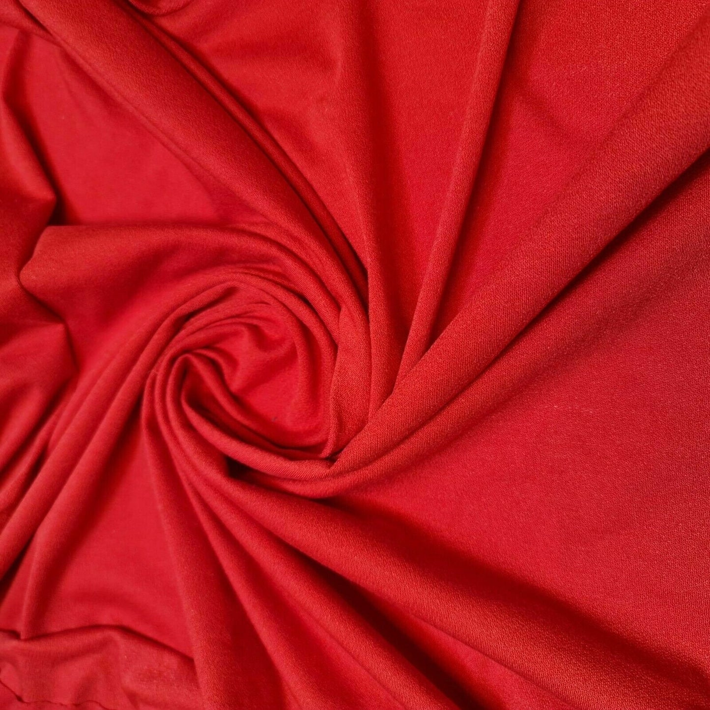 Plain Dyed Crepe Fashion Soft Fabric Décor Craft Dress Fabric 60" by the Meter (Red)