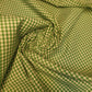 Gingham Polycotton Fabric 1/8" Check Sewing Dressmaking Curtains 112cm 44" Wide (EMERALD)