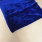 Royal Blue Luxury Micro 9000 Three Crown Triple Velvet Material Dress Craft 44” Fabric By The Meter