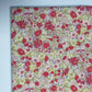 NEW Floral Ditsy Print Polycotton Red Craft Dress Fabric by The Metre 44"