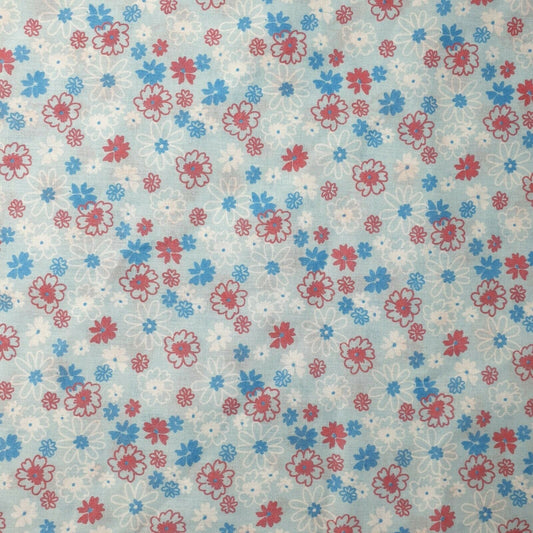 NEW Floral Ditsy Print Polycotton SkyCraft Dress Fabric by The Metre 44"