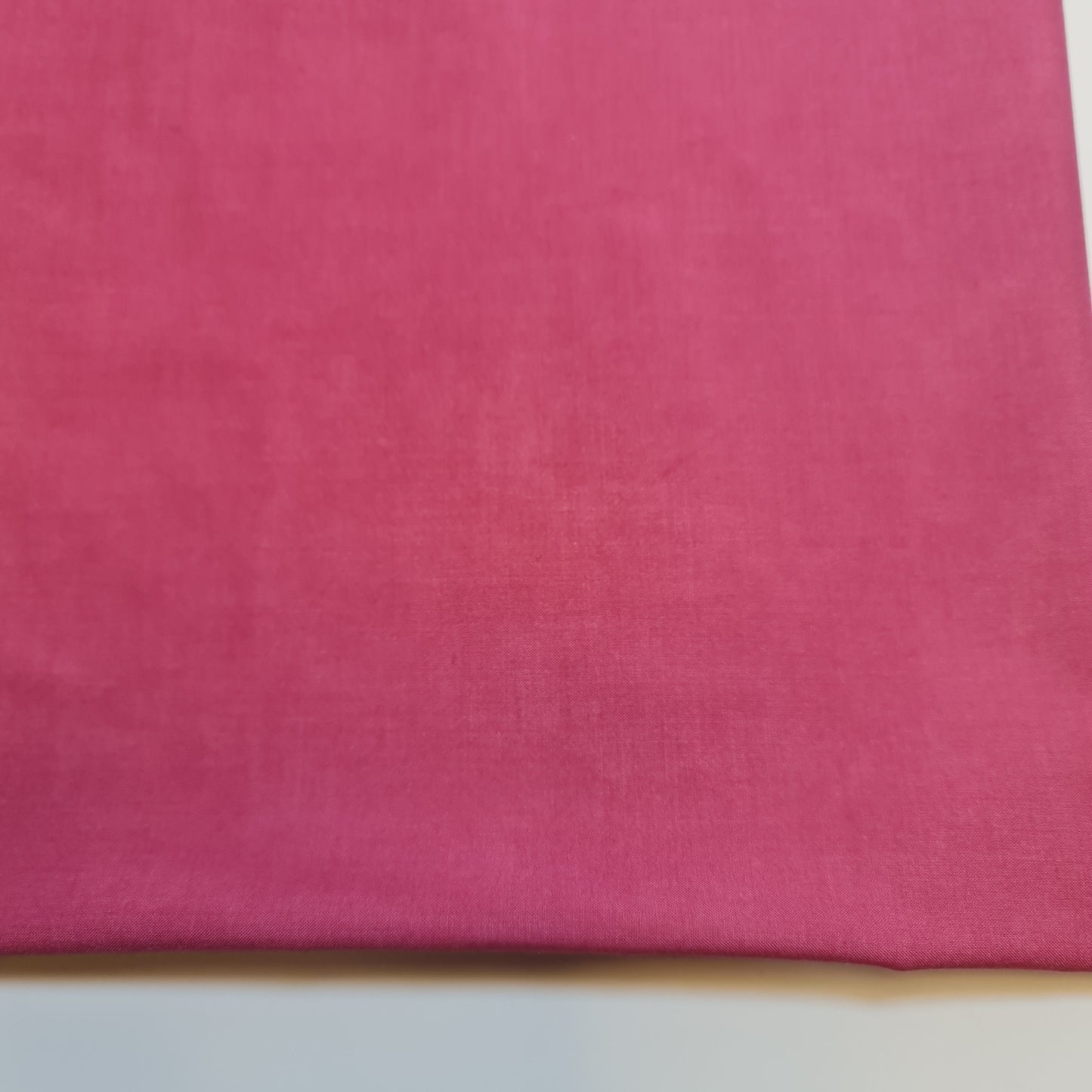 Poly Viscose/Cotton Plain Fabric Non Stretch Dress Craft Material 58" Meter (Mauve)