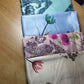 Floral Silk Satin Printed Dress Drape Fabric Material 58" By The Meter d#4 (Colour 4)
