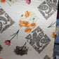 Floral Silk Satin Printed Dress Drape Fabric Material 58" By The Meter d#4 (Colour 4)