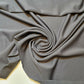 Scuba Crepe Fabric 4 way Stretch Elastane Jersey Spandex Dress Material 58" wide (Grey)