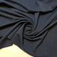 Scuba Crepe Fabric 4 way Stretch Elastane Jersey Spandex Dress Material 58" wide (Navy)