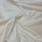 Luxurious Self Print Faux Silk Taffeta Dress Craft Cushion Curtain Fabric 58" (White)