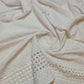 New Cotton Lawn Soft Broderie Anglaise Embroidery Border Dress Craft Fabric 50"J (White)