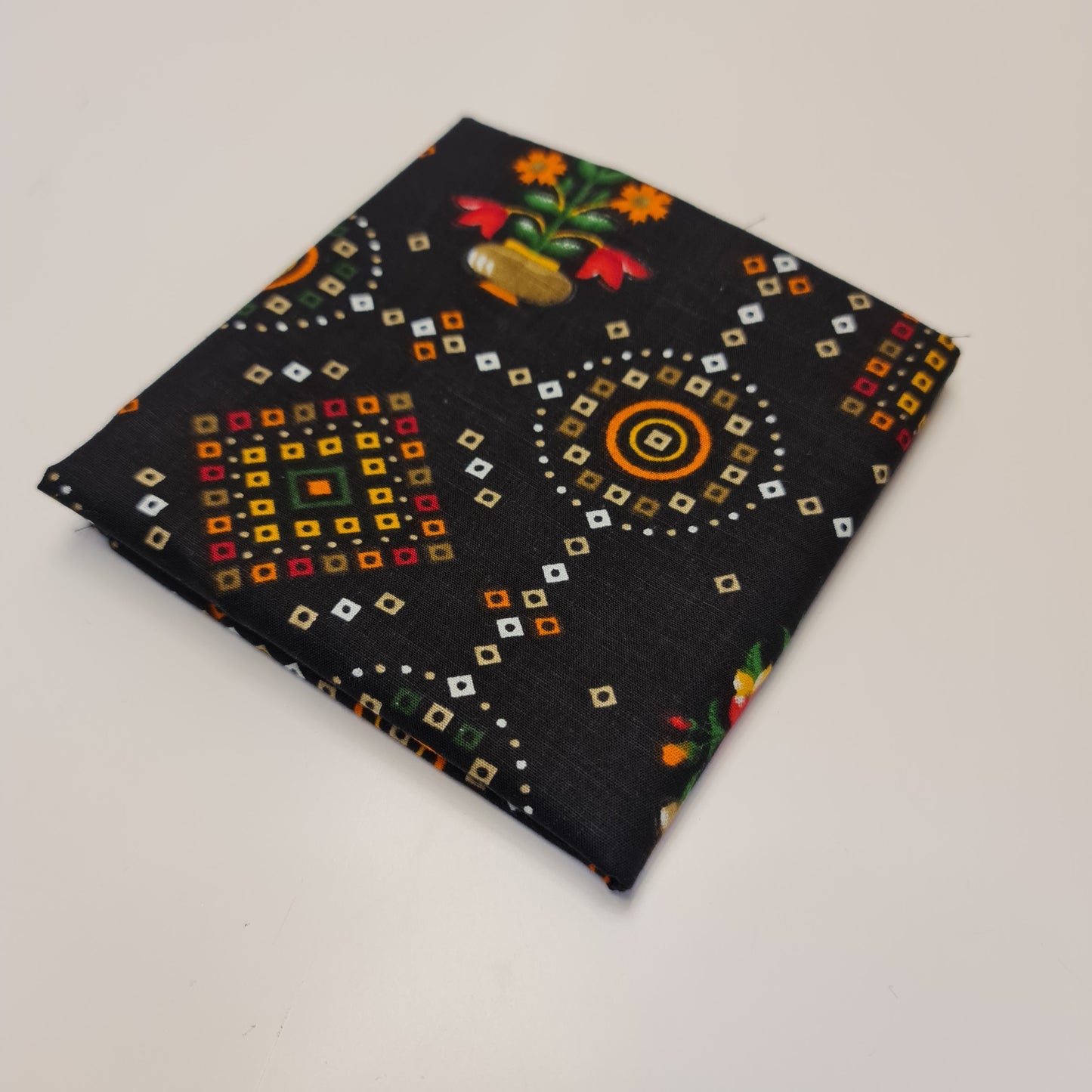 Viskose-Stoff mit indischem Boho-Druck, 6 Stück, Bündel, Fat Quarters, 50 x 50 cm, Quilting-Patchwork-Material