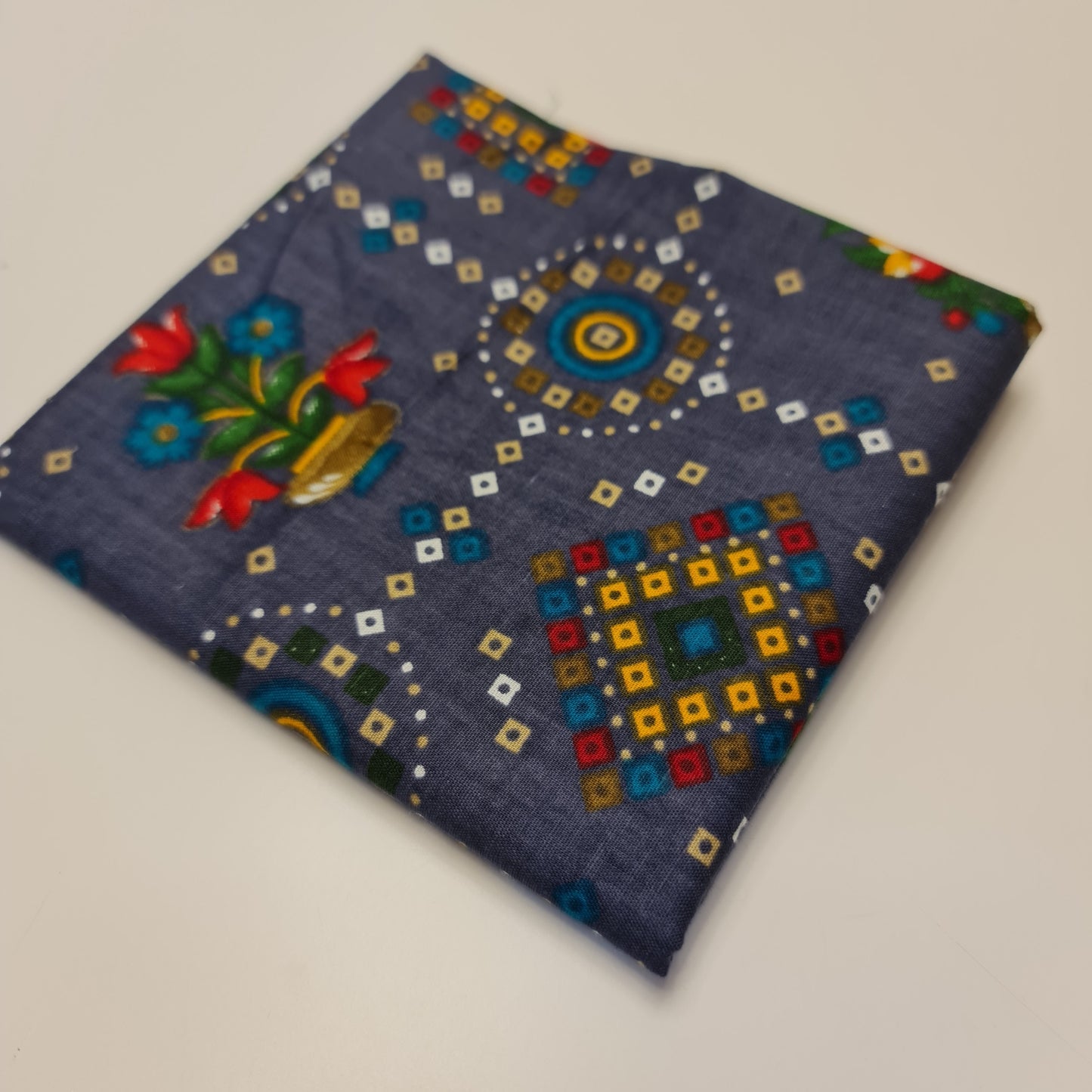 Viskose-Stoff mit indischem Boho-Druck, 6 Stück, Bündel, Fat Quarters, 50 x 50 cm, Quilting-Patchwork-Material