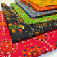 Viskose-Stoff mit indischem Boho-Druck, 6 Stück, Bündel, Fat Quarters, 50 x 50 cm, Quilting-Patchwork-Material