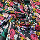 100% Cotton Poplin Daisy Flower Print Fabric Dress Craft Soft Fabric 58" (Print -1)