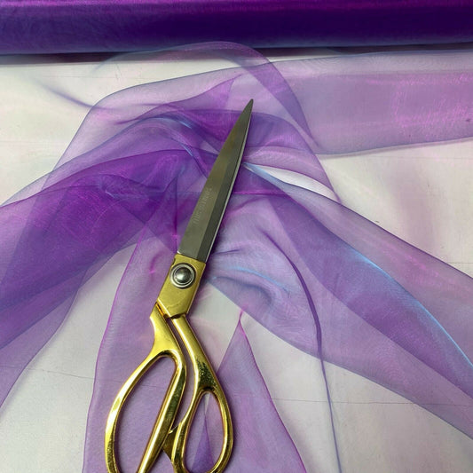 58" Organza durchsichtiger Stoff LILA Tischläufer für Hochzeiten Schneiderstoff