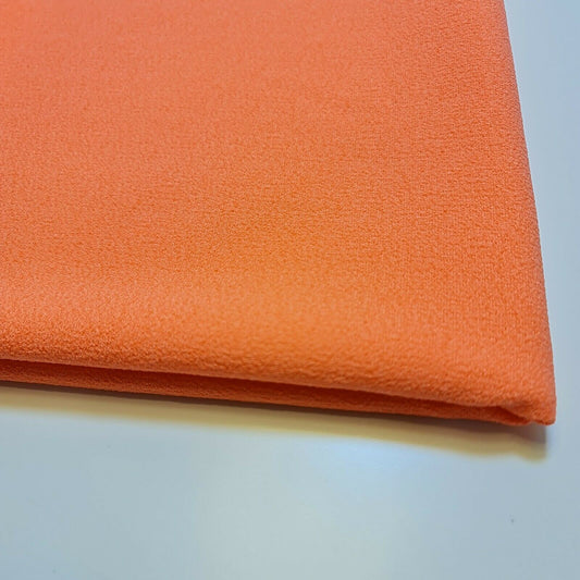 Neon Koralle Poly Crepe Stoff Kleid Dekoration Drape Material 58" Meterware AJ