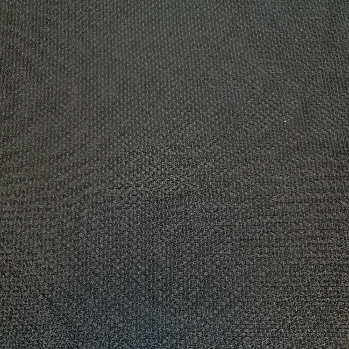 Black Cotton Waffle Ribbed Jersey Stretch Dress Craft Fabric 50" By The Meter