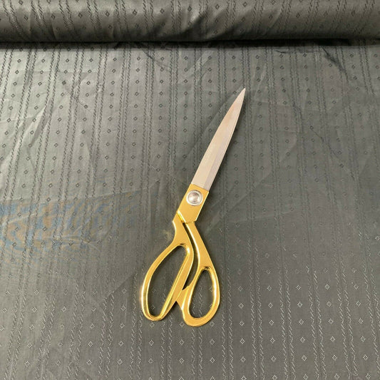 JET BLACK Gestreiftes Satin-Jacquard-Kleid, Vintage-Stoff, hergestellt in Japan, 44"