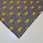 Christmas Polycotton Print Santa Reindeer Ginger man Festival Polycotton  (112cm wide) Print -4