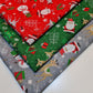 Christmas Polycotton Print Santa Reindeer Ginger man Festival Polycotton  (112cm wide) Print -12