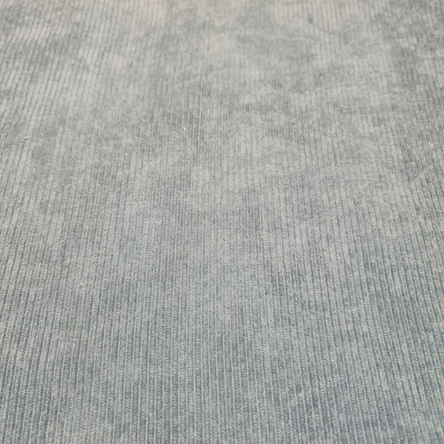 Italian 100% Cotton Cord Woven Velvet Corduroy Fabric Upholstery Dressmaking 58" (Grey)