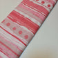 Pink Poplin Stripe Spot Pink Dress Making Fabric Summer (58" wide)