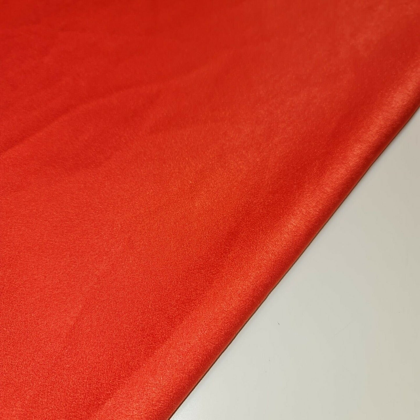 Tangerine Suede Suedette Luxury Car Interior Dress Fabric Material Upholstery 58" wide