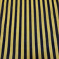Candy Stripe Polycotton Fabric Striped Lines Material Craft Bunting NHS SCRUBS (Yellow)