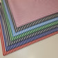 Candy Stripe Polycotton Fabric Striped Lines Material Craft Bunting (45" Wide) (Navy Blue)