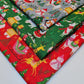 Christmas Polycotton Print Santa Reindeer Ginger man Festival Polycotton  (112cm wide) Print -7