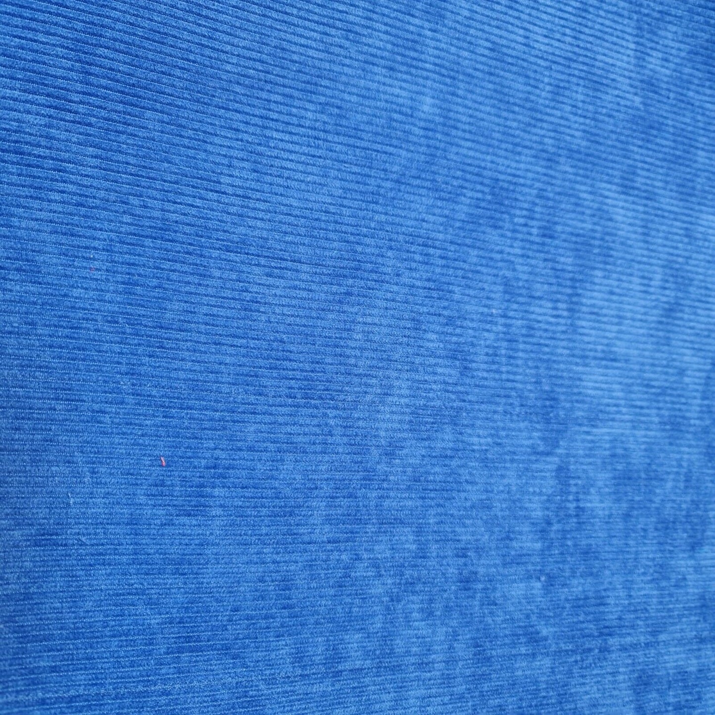 Italian 100% Cotton Cord Woven Velvet Corduroy Fabric Upholstery Dressmaking 58" (Blue)