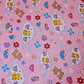 Kids Print 100% Cotton Poplin Fabric Floral Teddy Print Summer Dress (44" inch)