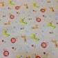 Kids Print 100% Cotton Poplin Fabric Animal Lion Giraffe Reindeer (44" Wide)