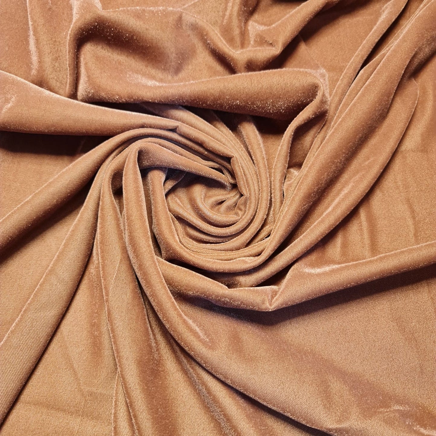 Camel Luxury Micro 9000 Three Crown Triple Velvet Material Dress Craft 44” Fabric By The Meter