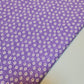 NEW Floral Ditsy Print Polycotton Craft Dress Fabric by The Metre 44" (Lilac Base)